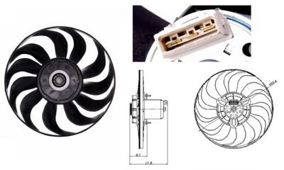 Fan, engine cooling NRF 47641
