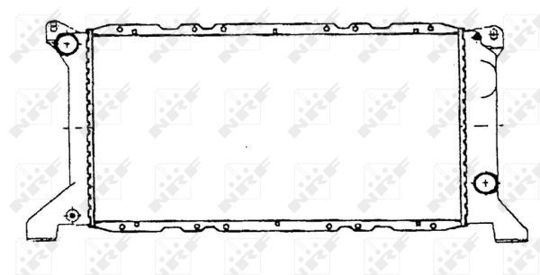 NRF 507373 Radiator, engine cooling