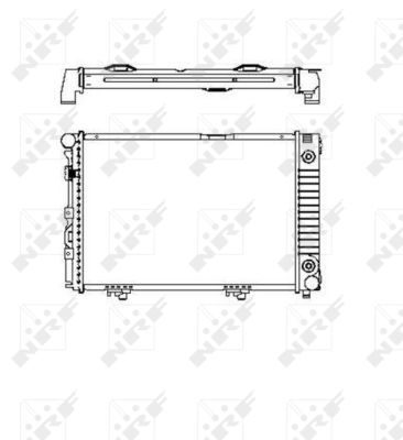 NRF 516574 Radiator, engine cooling