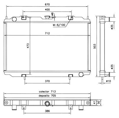NRF 52070 Radiator, engine cooling