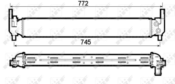 NRF 53126 Radiator, engine cooling