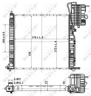 NRF 53177 Radiator, engine cooling