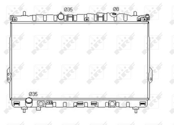NRF 53353 Radiator, engine cooling