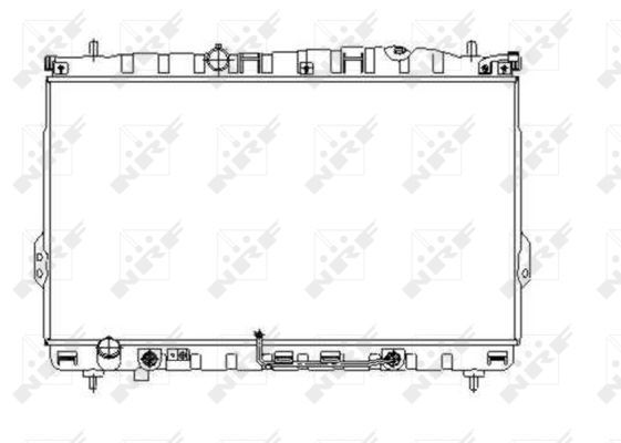 NRF 53354 Radiator, engine cooling