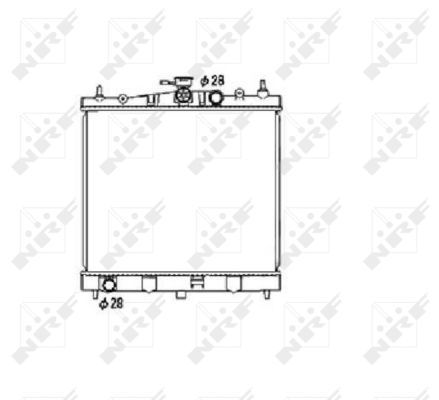 NRF 53476 Radiator, engine cooling