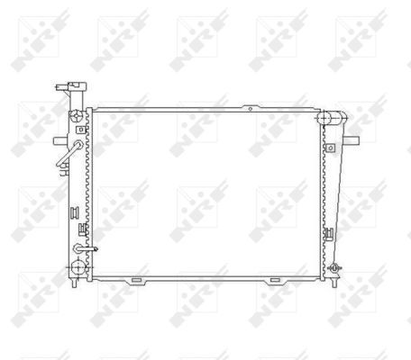 NRF 53496 Radiator, engine cooling