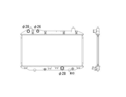 NRF 53529 Radiator, engine cooling