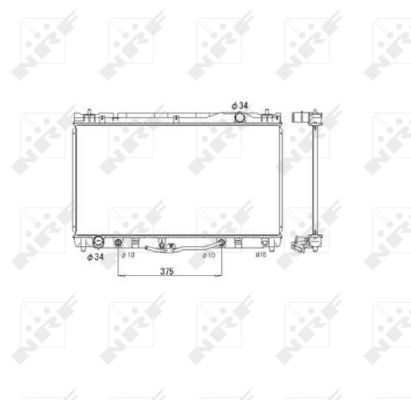 NRF 53588 Radiator, engine cooling