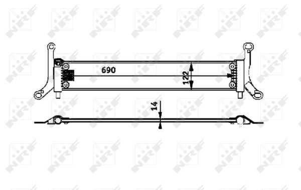 NRF 53715 Radiator, engine cooling