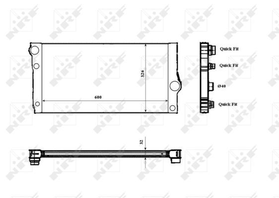 NRF 53817 Radiator, engine cooling