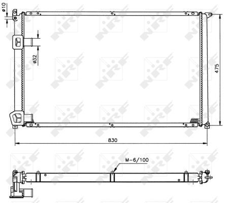 NRF 58212 Radiator, engine cooling