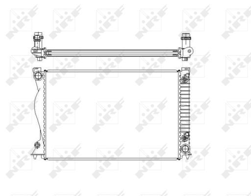NRF 58220 Radiator, engine cooling
