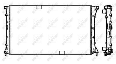 Radiator, engine cooling NRF 58331