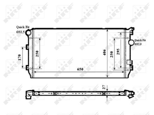 NRF 58339 Radiator, engine cooling