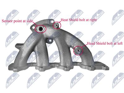 Manifold, exhaust system NTY BKW-DW-001