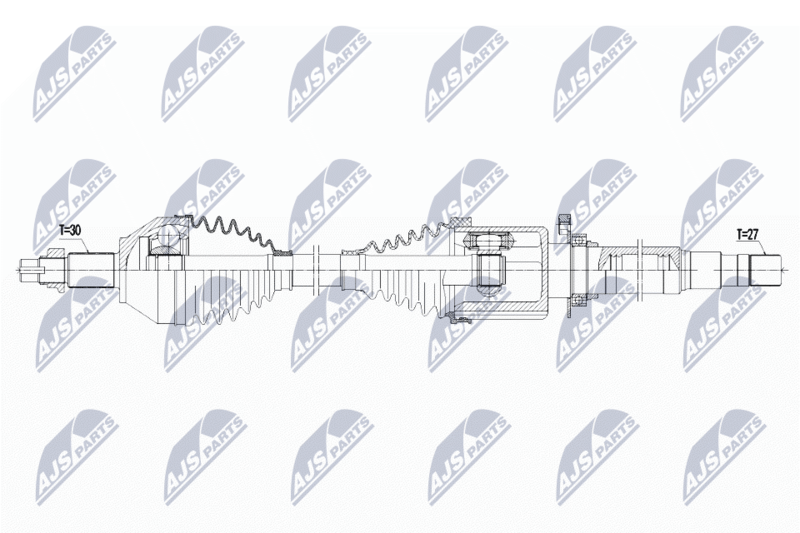 NTY NPW-AR-010 Drive Shaft