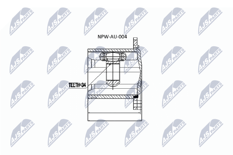 NTY NPW-AU-004 Joint Kit, drive shaft