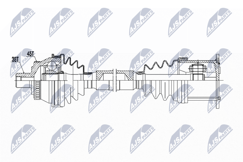 NTY NPW-AU-006 Drive Shaft