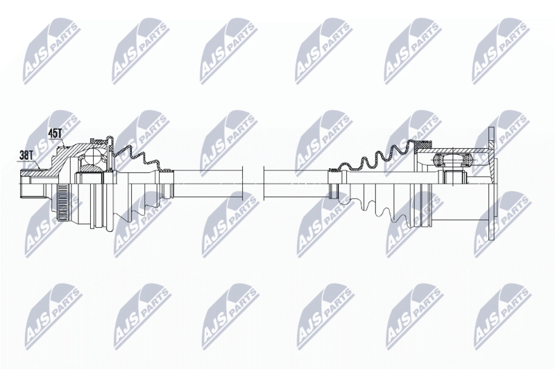 NTY NPW-AU-007 Drive Shaft