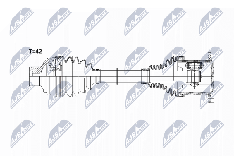 NTY NPW-AU-008 Drive Shaft