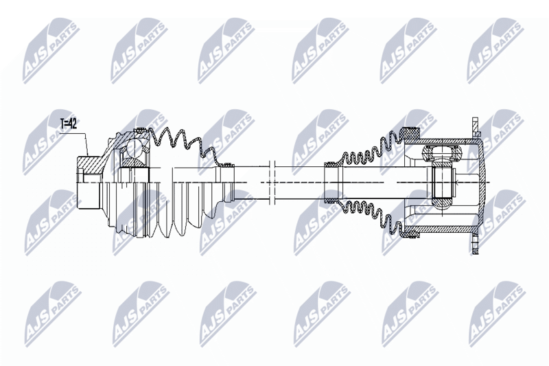 NTY NPW-AU-009 Drive Shaft