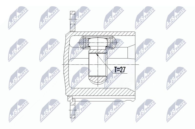NTY NPW-AU-010 Joint Kit, drive shaft