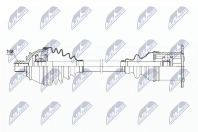 Drive Shaft NTY NPW-AU-021
