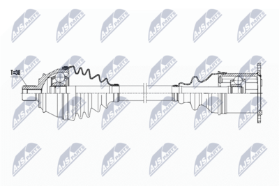Drive Shaft NTY NPW-AU-023