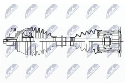 Drive Shaft NTY NPW-AU-033