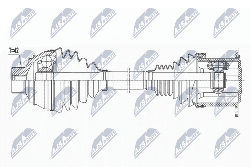 NTY NPW-AU-036 Drive Shaft