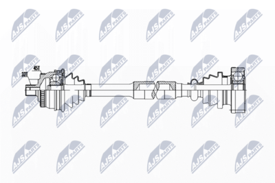 Drive Shaft NTY NPW-AU-040