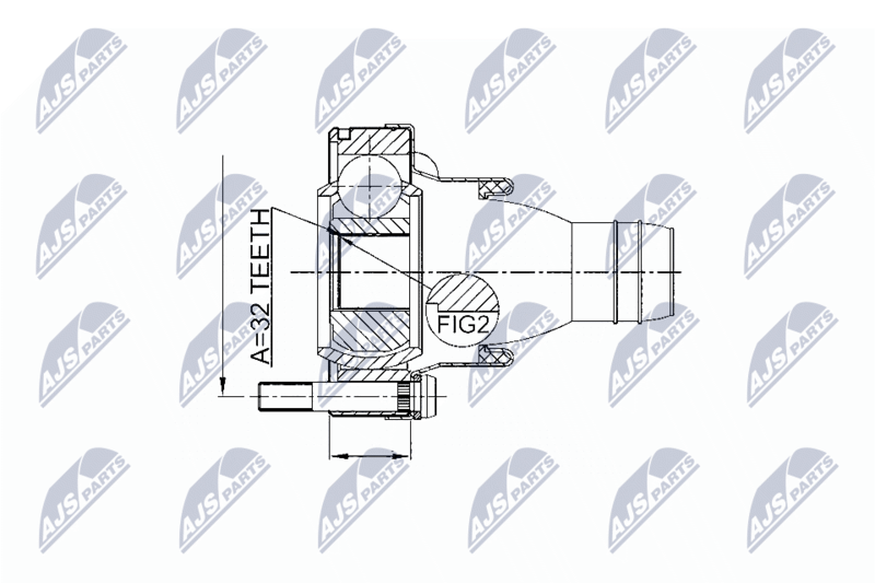 NTY NPW-BM-002 Joint, propshaft