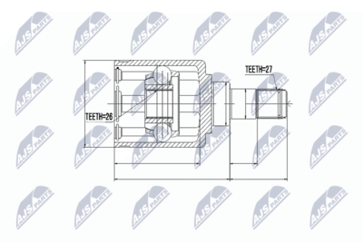 Joint Kit, drive shaft NTY NPW-BM-006