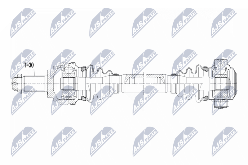 NTY NPW-BM-037 Drive Shaft