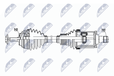 Drive Shaft NTY NPW-BM-049