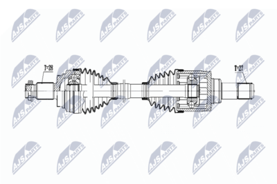 Drive Shaft NTY NPW-BM-054