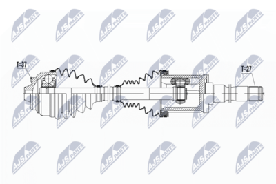 Drive Shaft NTY NPW-BM-056