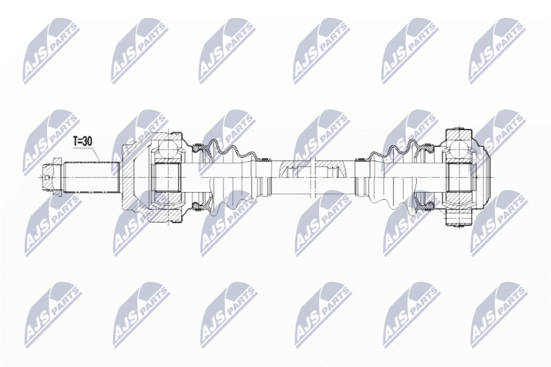 NTY NPW-BM-089 Drive Shaft