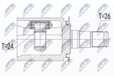 Joint Kit, drive shaft NTY NPW-BM-092
