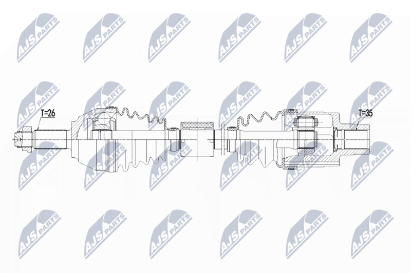 NTY NPW-BM-123 Drive Shaft