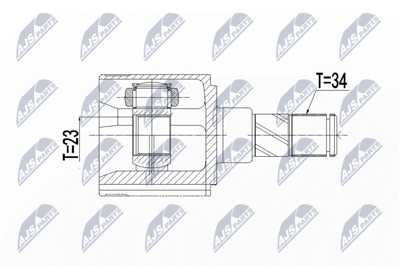 NTY NPW-BM-124 Joint Kit, drive shaft