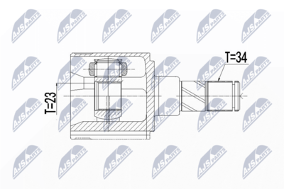 Joint Kit, drive shaft NTY NPW-BM-124
