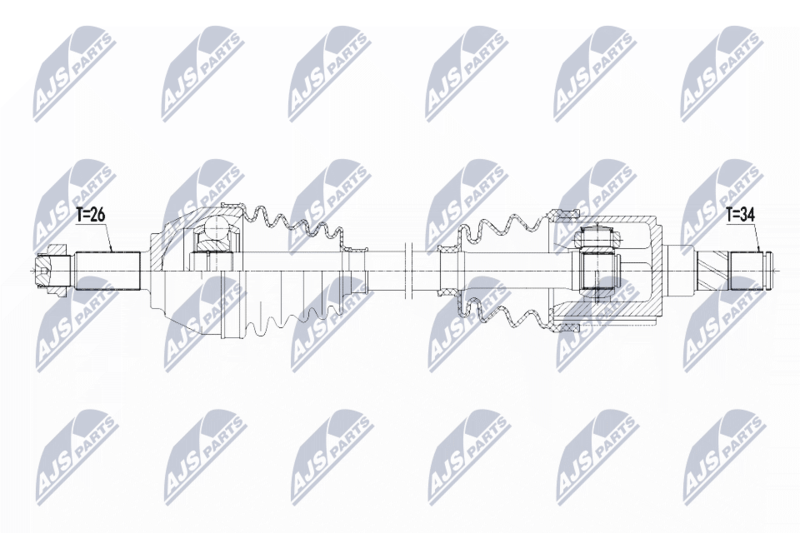 NTY NPW-BM-125 Drive Shaft