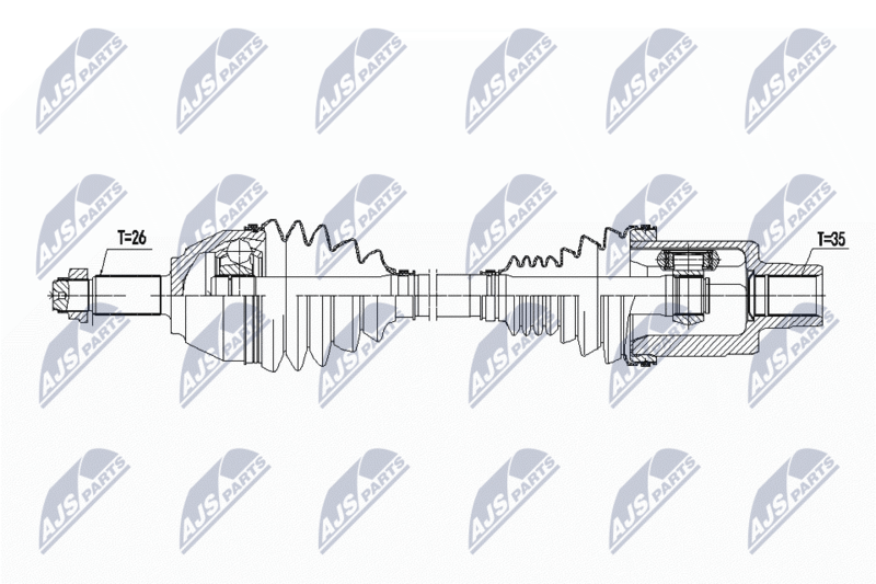 NTY NPW-BM-135 Drive Shaft