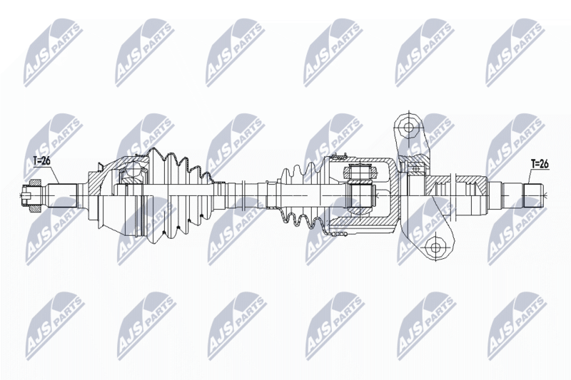 NTY NPW-BM-137 Drive Shaft
