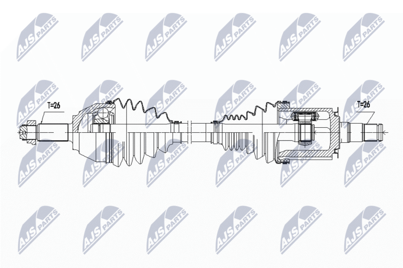 NTY NPW-BM-143 Drive Shaft
