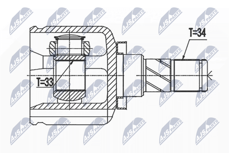 NTY NPW-BM-144 Joint Kit, drive shaft