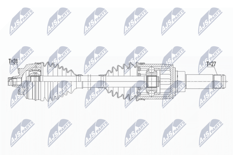 NTY NPW-BM-165 Drive Shaft