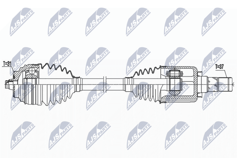 NTY NPW-BM-166 Drive Shaft