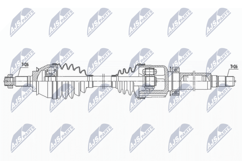 NTY NPW-BM-173 Drive Shaft
